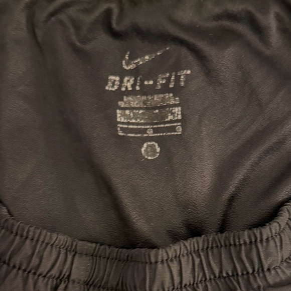 Nike Women's Black and White Athletic Shorts - Picture 3 of 3